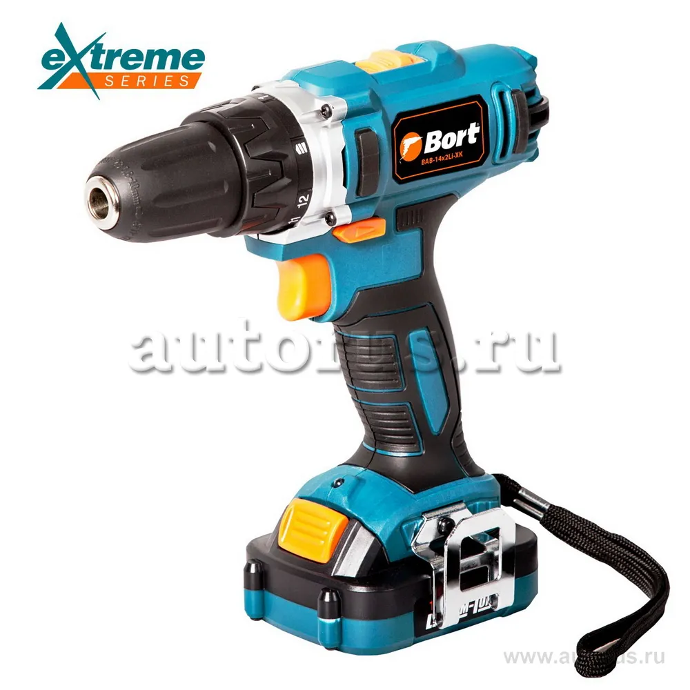 Дрель-шуруповерт Bort BAB-14x2Li-XK