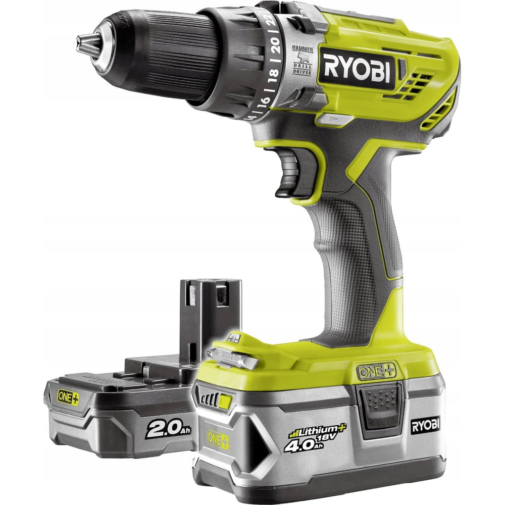 Дрель-шуруповерт Ryobi R18PD3-242S