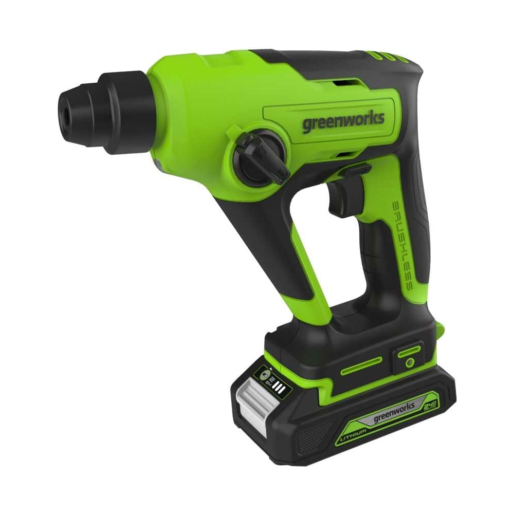 Перфоратор Greenworks GD24SDS1K2