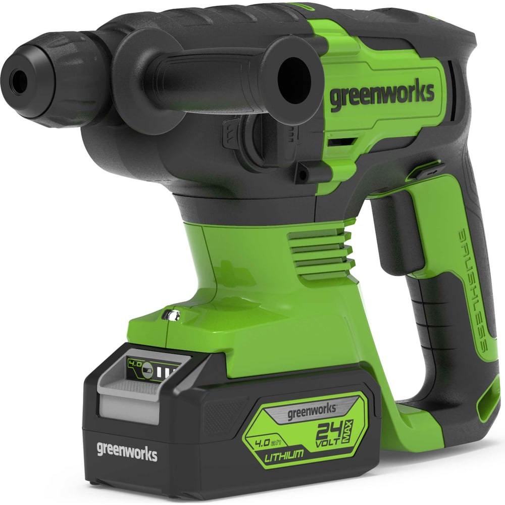 Перфоратор Greenworks GD24SDS2K4