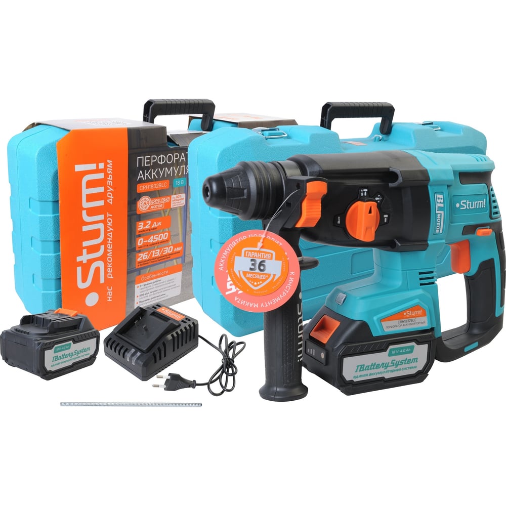 Перфоратор Sturm 1BatterySystem