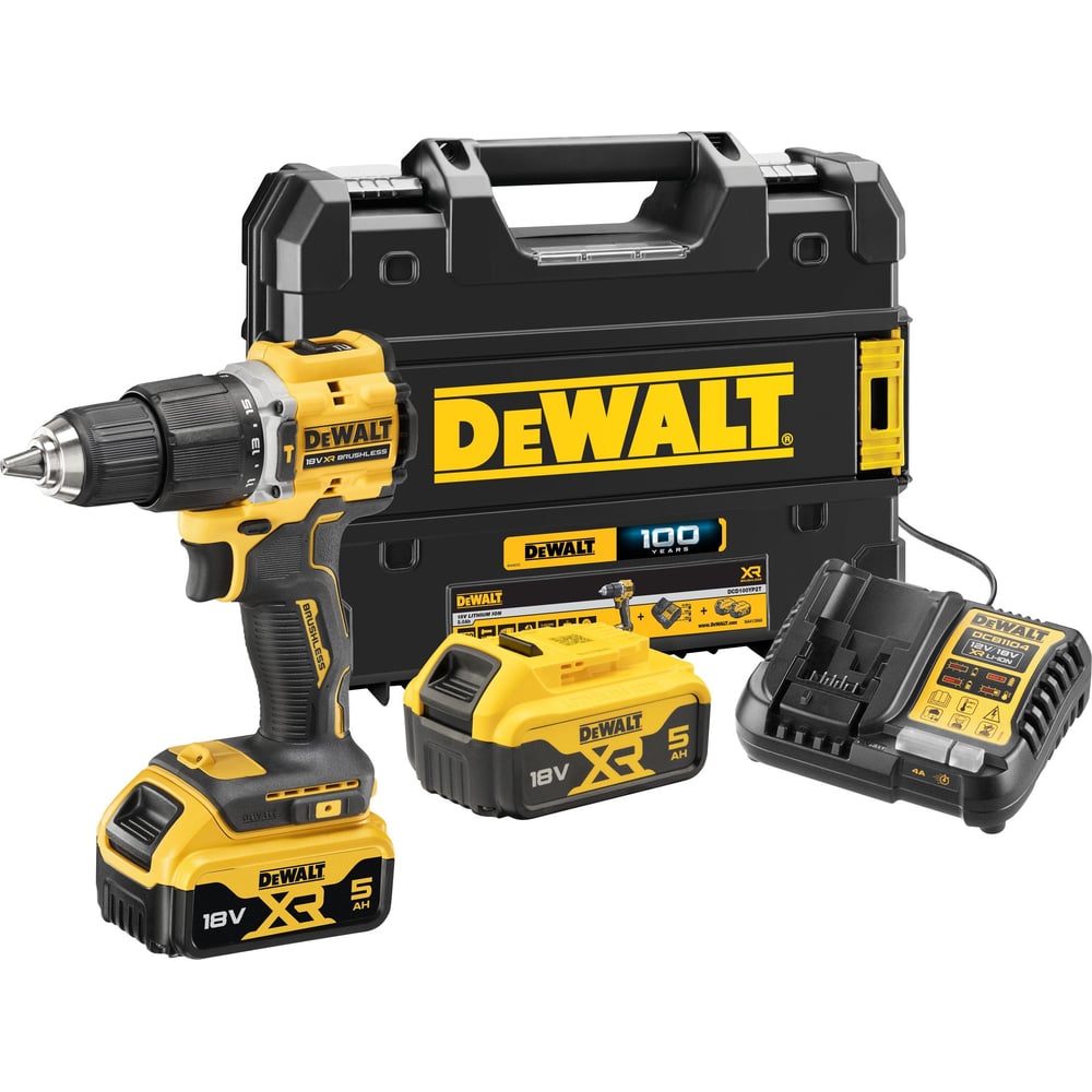 Шуруповерт Dewalt DCD100YP2T