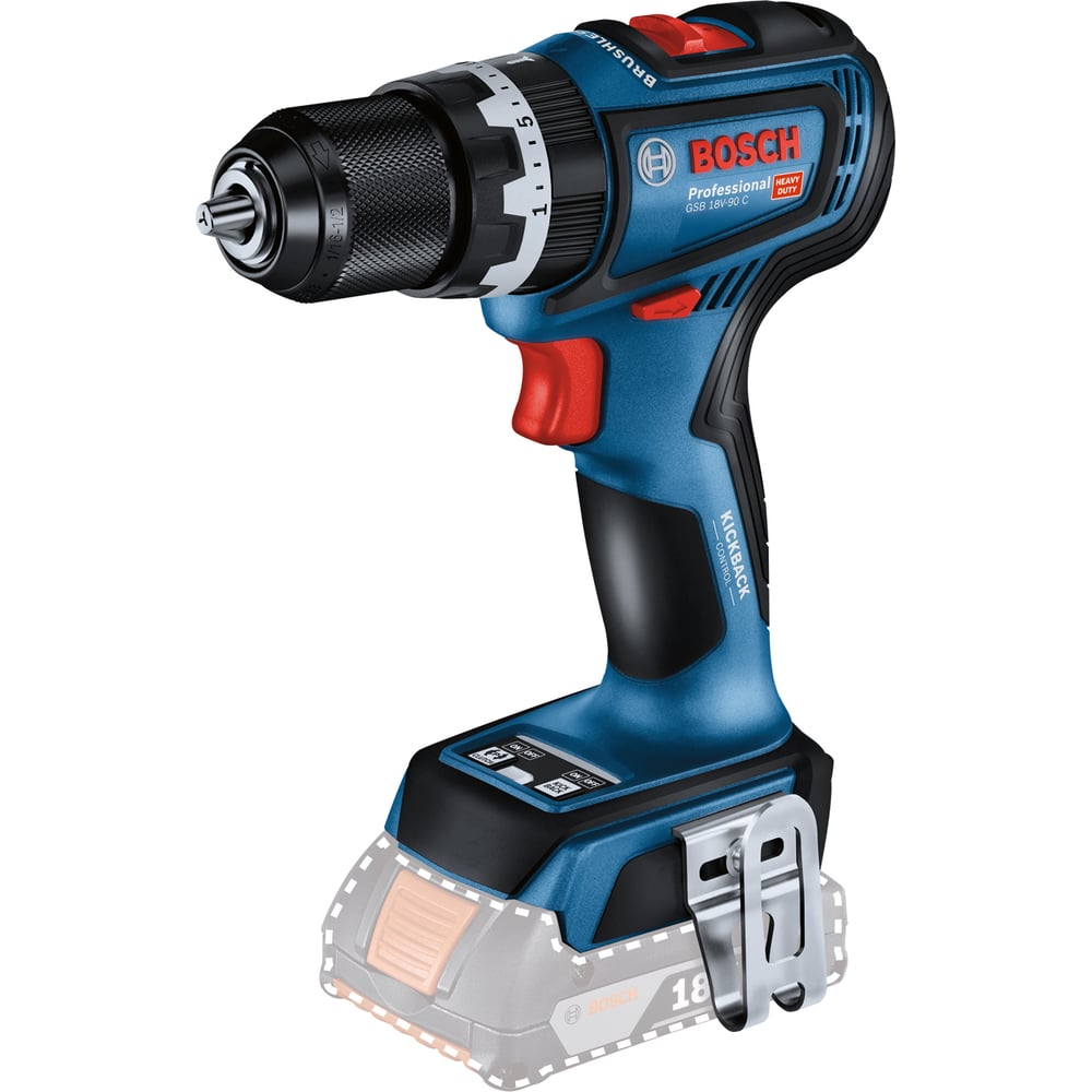 Дрель Bosch GSB 18V-90 Solo