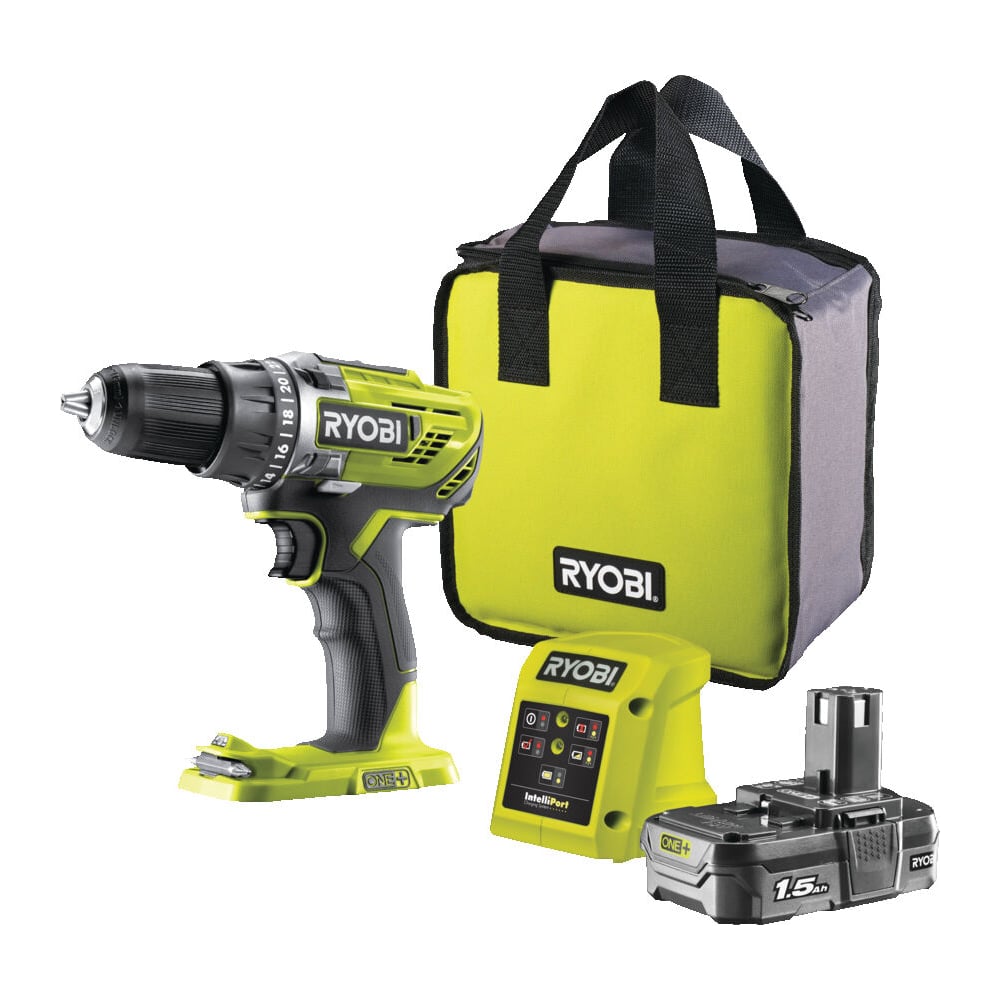 Дрель Ryobi R18DD3-115S