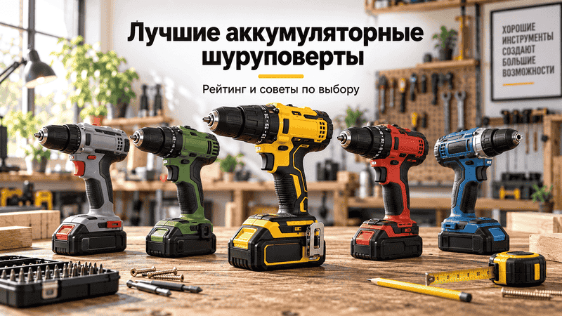 Лучшие профессиональные шуруповерты