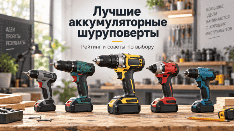 Какой аккумуляторный шуруповерт лучше выбрать