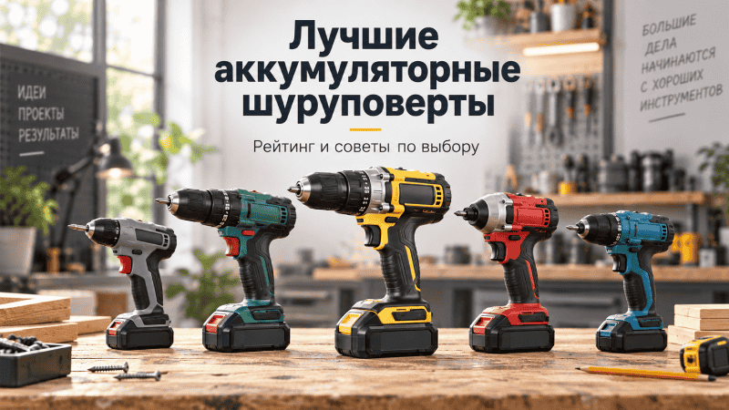 Какой аккумуляторный шуруповерт лучше выбрать